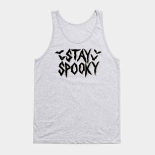 Stay Spooky in black Tank Top